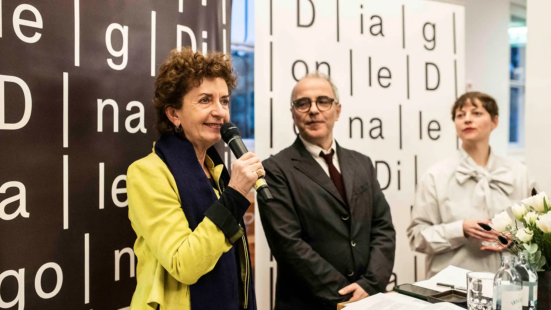 Ein Bild von Dominik Kamalzadeh und Claudia Slanar