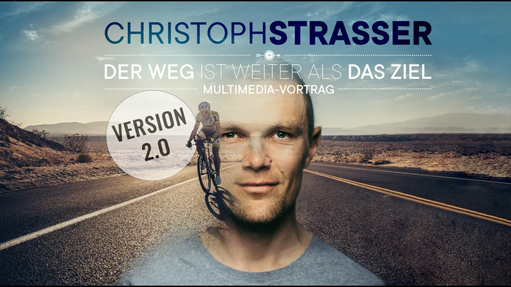 Christoph Strasser Vortrag - Sujet mit Portrait
