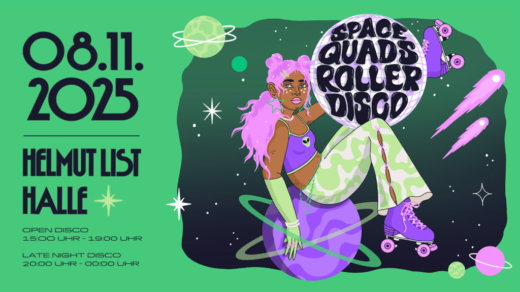 Grafische Darstellung - Mädchen in Rollschuhen