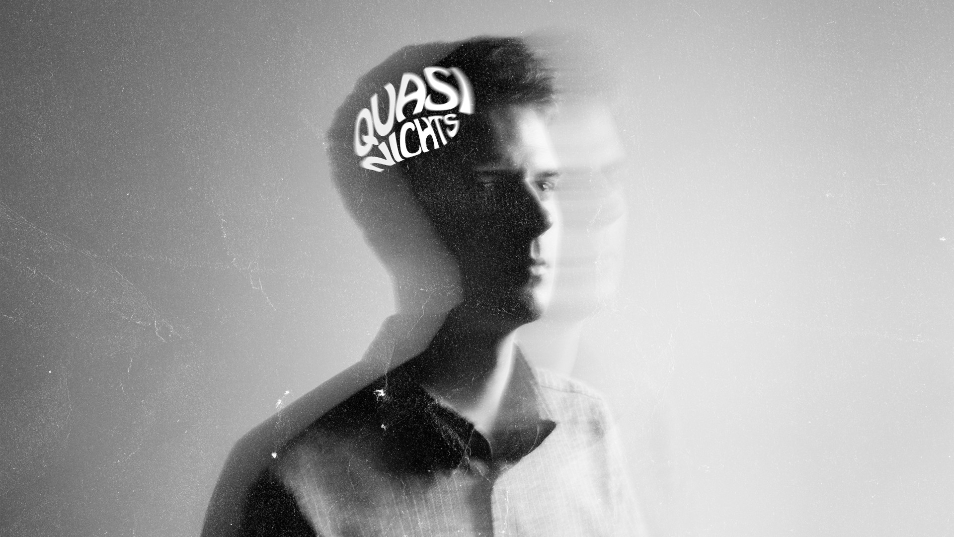 Sujet in s/w mit Portrait von Alex Stoldt